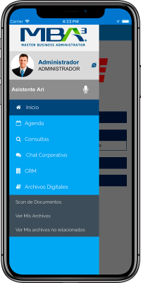 Menú Archivos Digitales