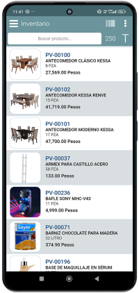 Consulta de Inventario